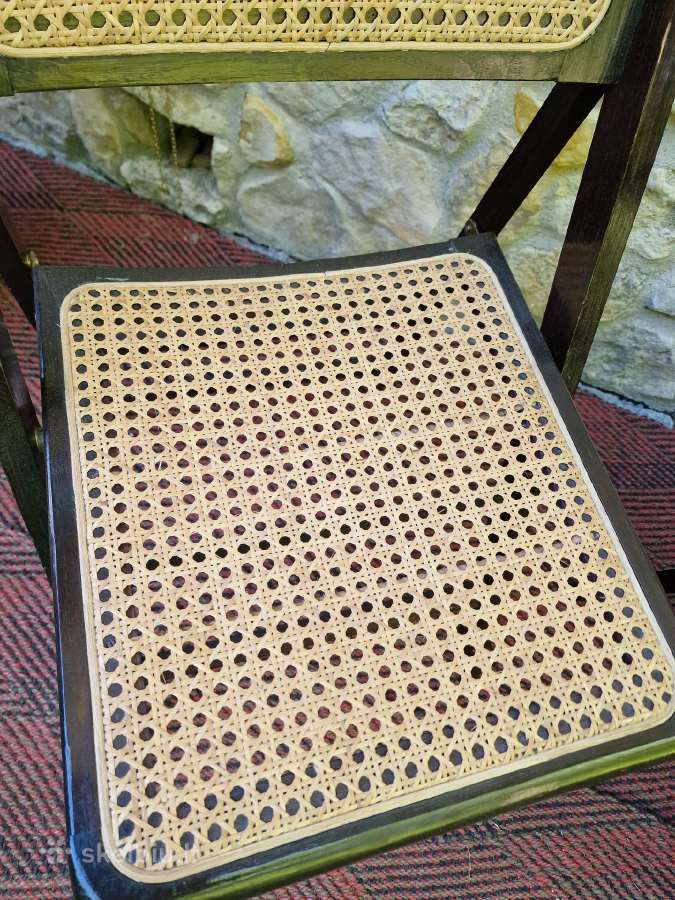 Vintažinės mid century sulankstomos kėdės - nuotraukos Nr. 5