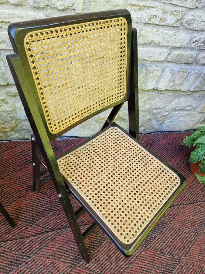 Vintažinės mid century sulankstomos kėdės - nuotraukos Nr. 9