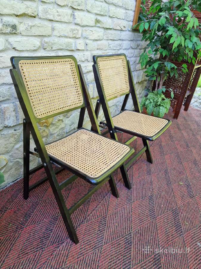 Vintažinės mid century sulankstomos kėdės - nuotraukos Nr. 28