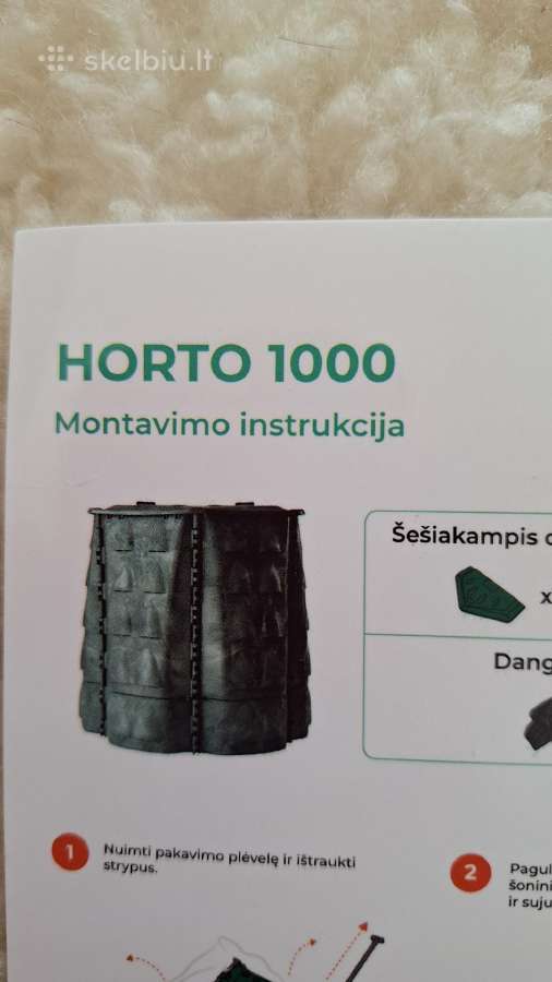 Nauja kompostinė dėžė