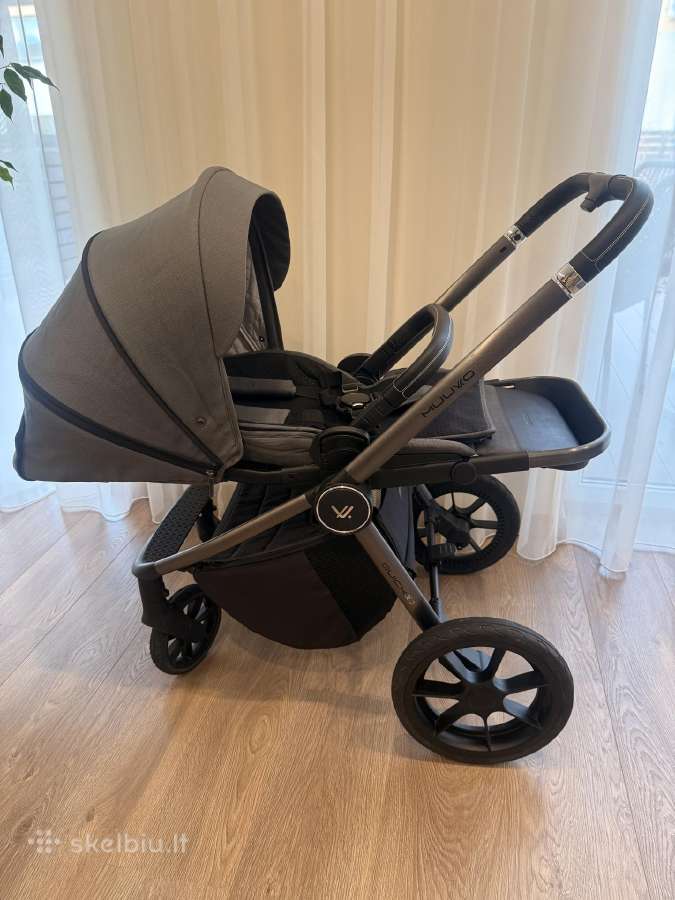 Muuvo quick se 2 vežimėlis + auto kėdutė ir bazė - nuotraukos Nr. 9