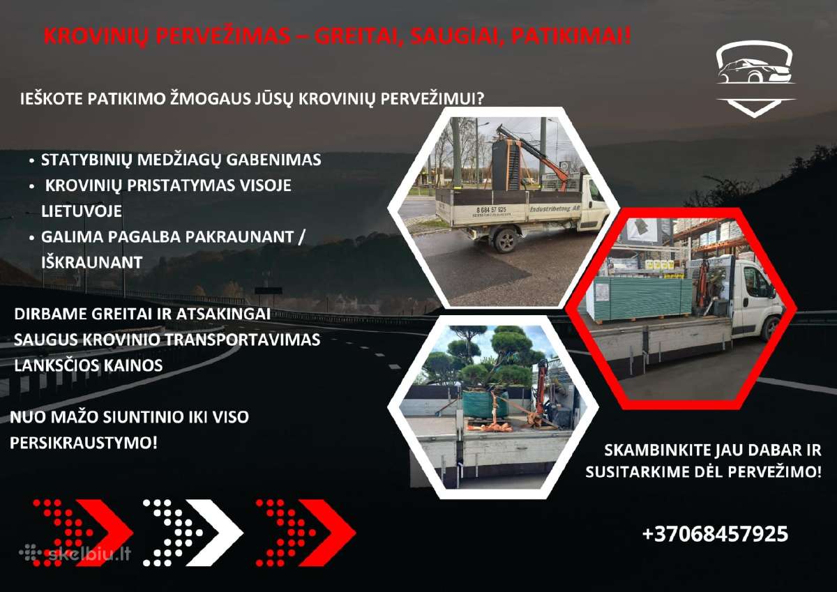 Pervežimo paslaugas