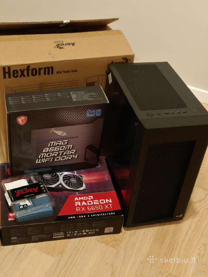 I5 12400f + Rx 6650 XT + B660m WiFi