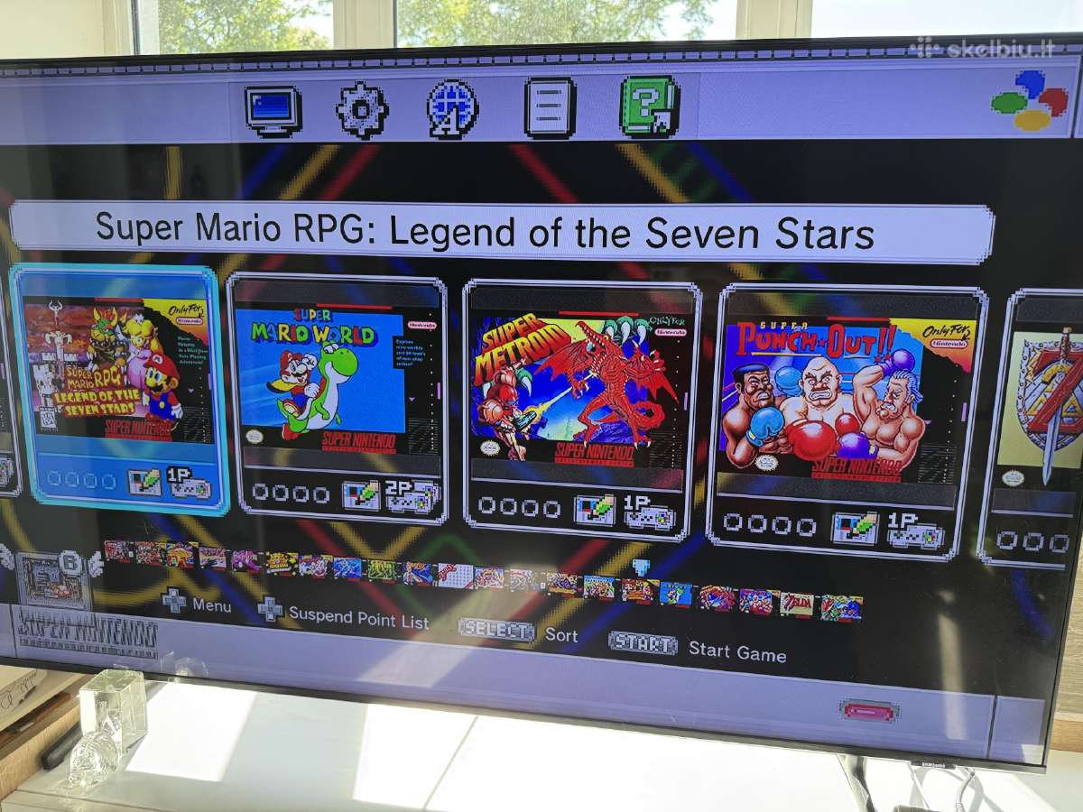 Žaidimų konsolė Nintendo Classic Mini 21 žaidimu - nuotraukos Nr. 7