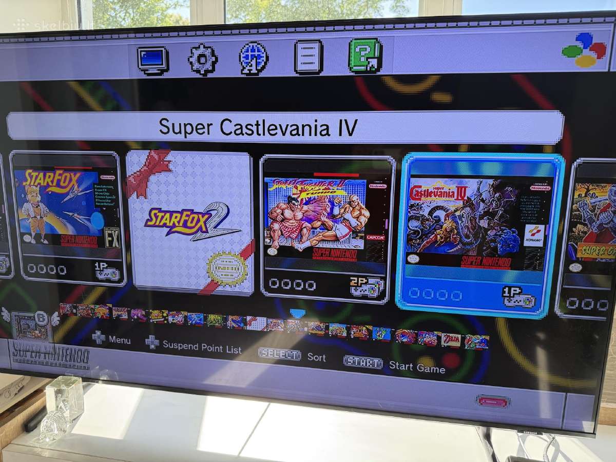 Žaidimų konsolė Nintendo Classic Mini 21 žaidimu - nuotraukos Nr. 8
