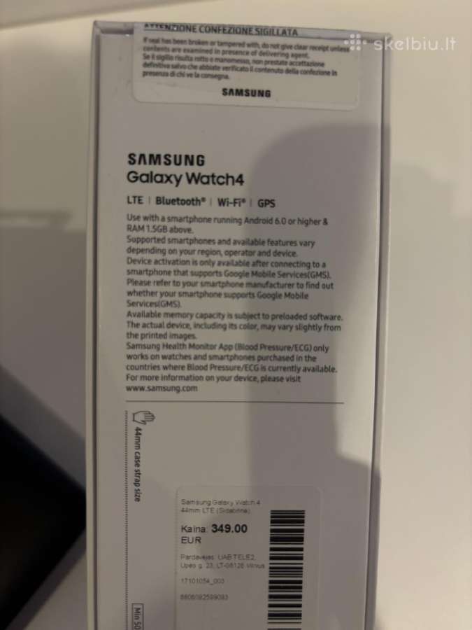 Samsung watch 4 44mm - nuotraukos Nr. 3