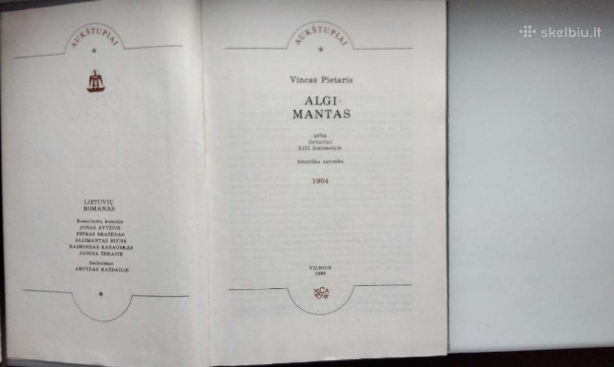 V. Pietaris. Algimantas - nuotraukos Nr. 2