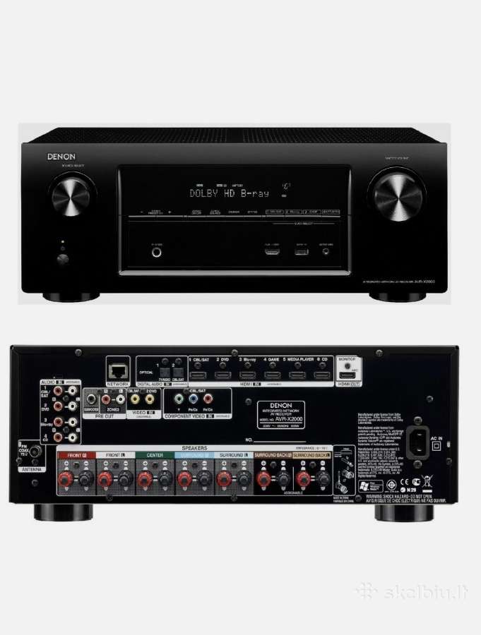 Denon Avr-x2000 7.1 Ch 4k Ultra HD
