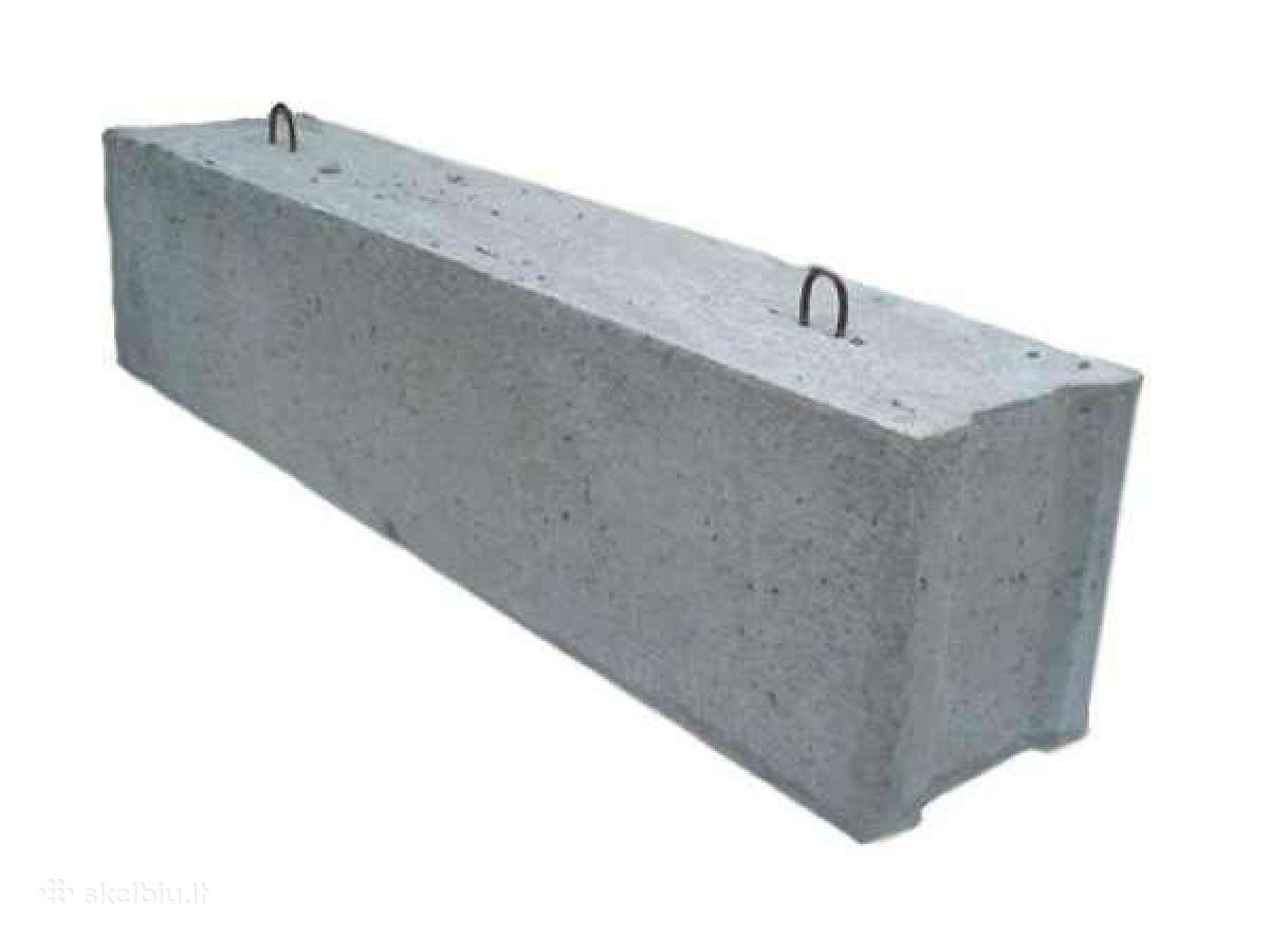 Betoniniai pamatiniai blokai