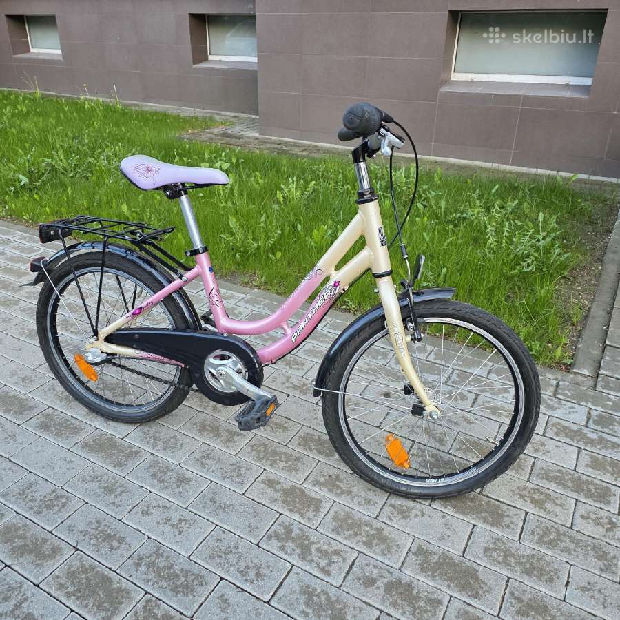 Dviratis mergaitei 20 colių ratai