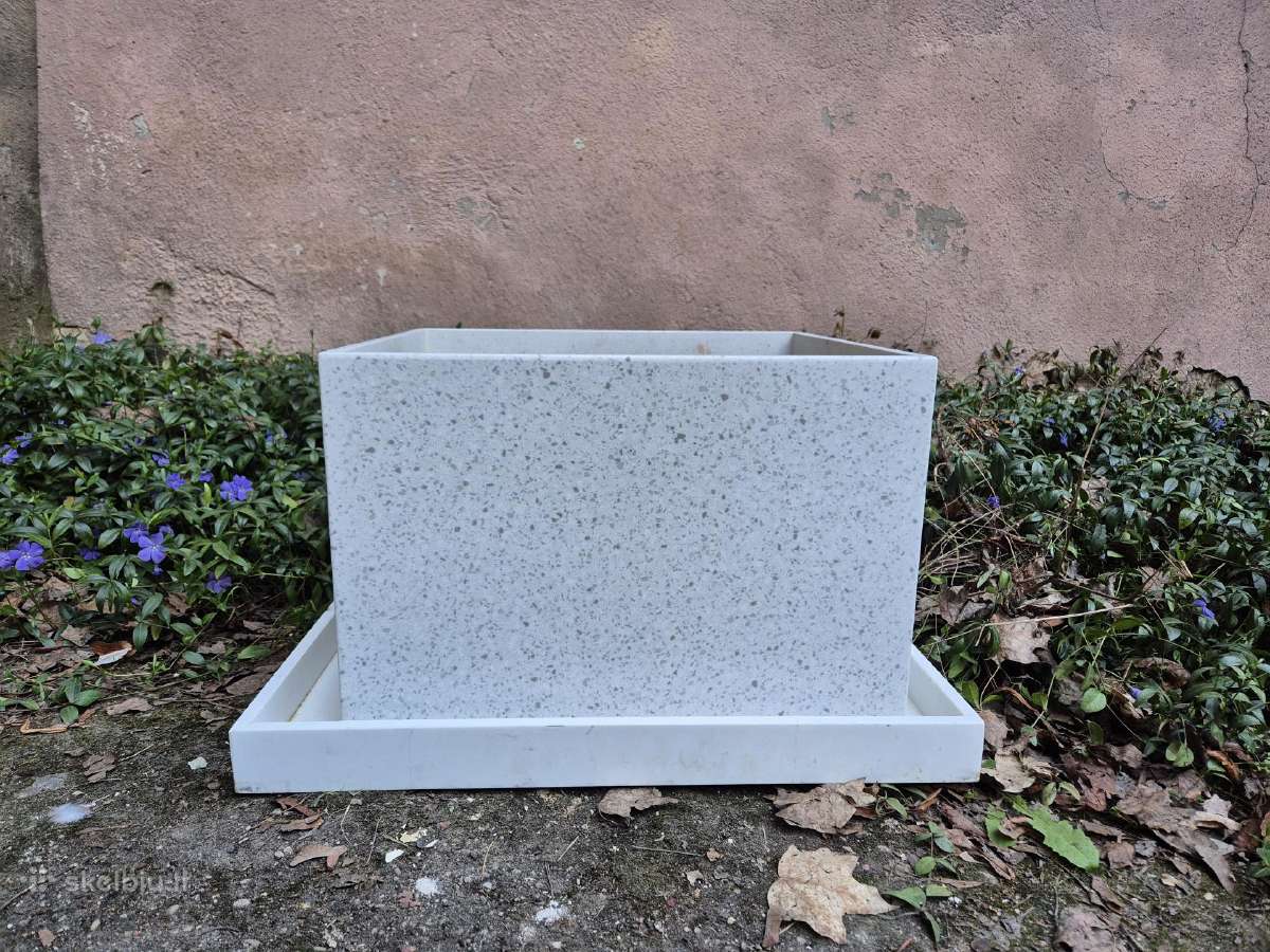 Corian vazonas su padėklu - nuotraukos Nr. 3