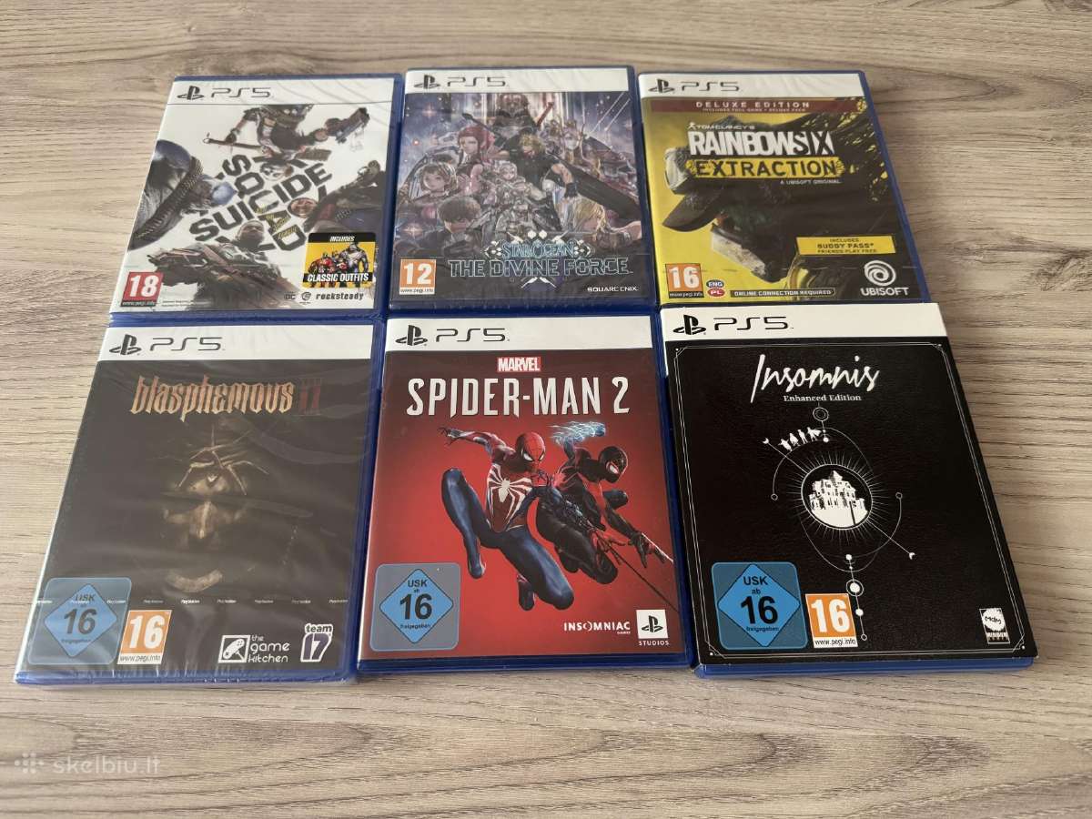 Ps5 Ps4 PS3 žaidimai