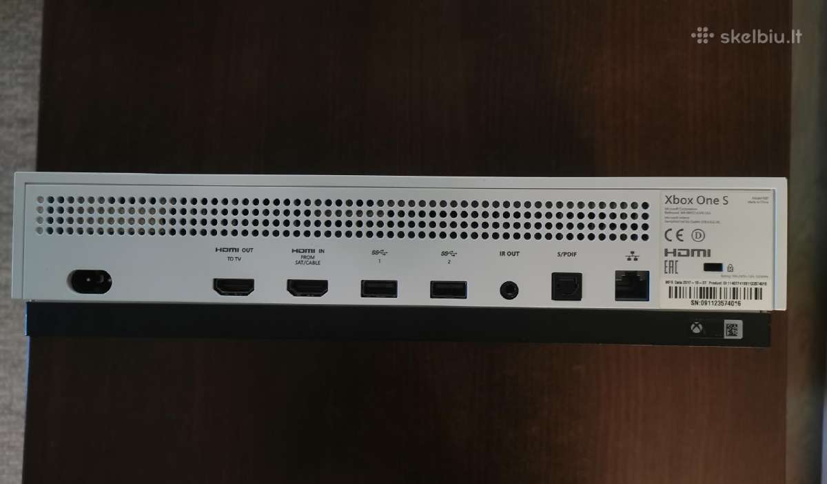 Xbox One S 500gb pilnas komplektas - nuotraukos Nr. 2