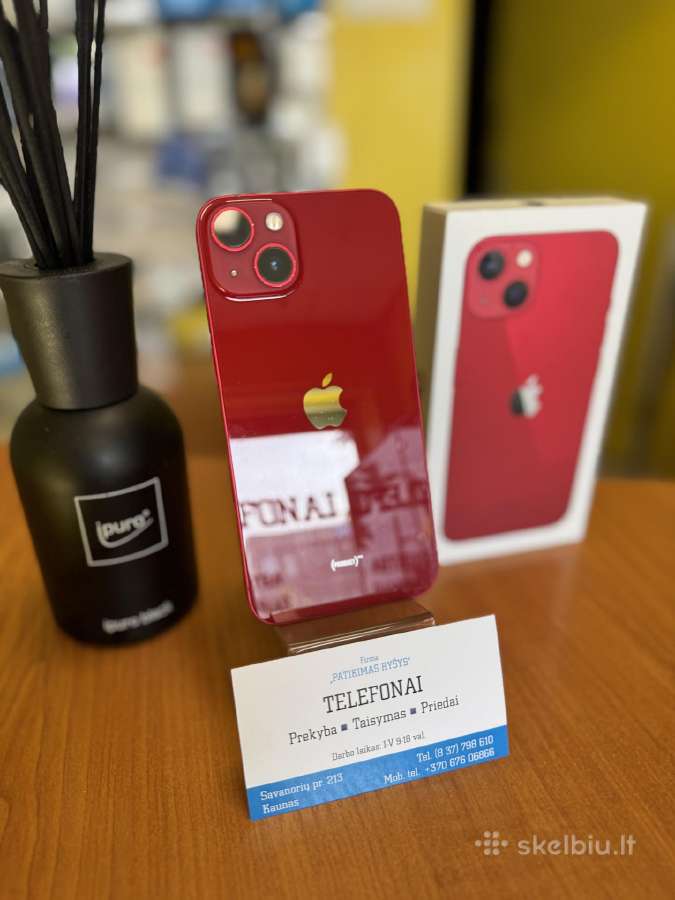 iPhone 13 Red 128gb Su Garantija