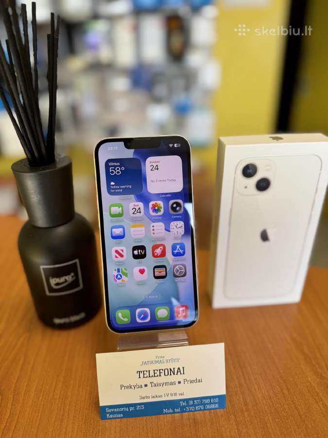 iPhone 13 Silver 128gb Su Garantija