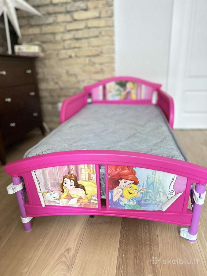 „Disney Princess“ vaikiška lovytė geros būklės. - nuotraukos Nr. 2