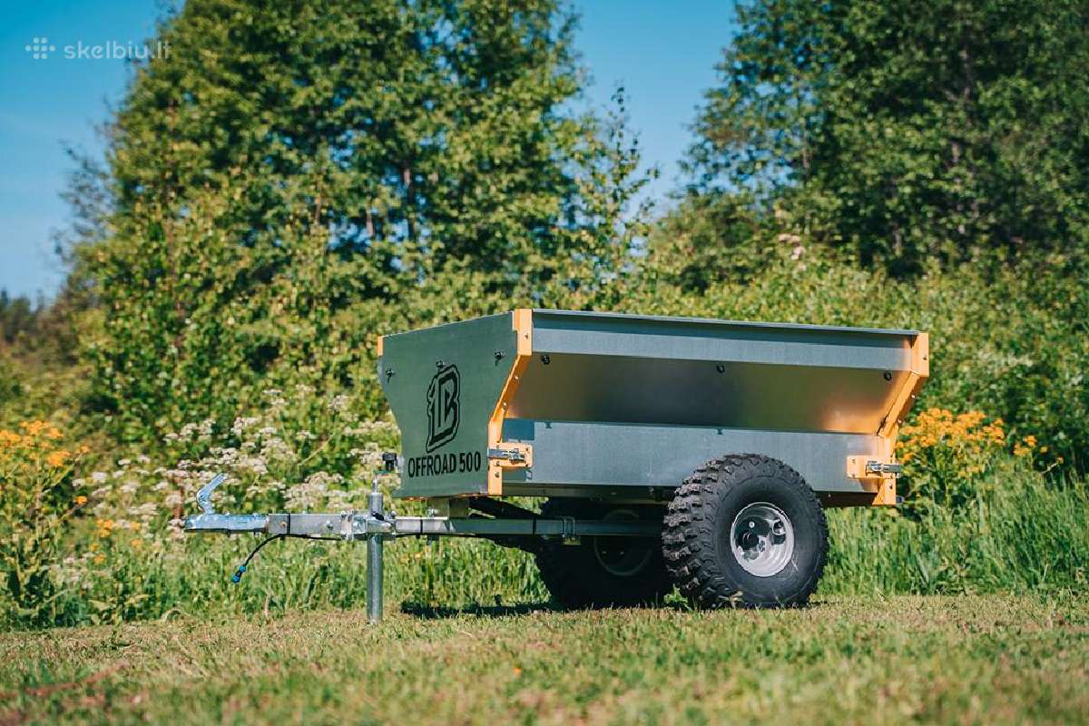 Akcija! Priekaba Iron Baltic Trailer Offroad 500