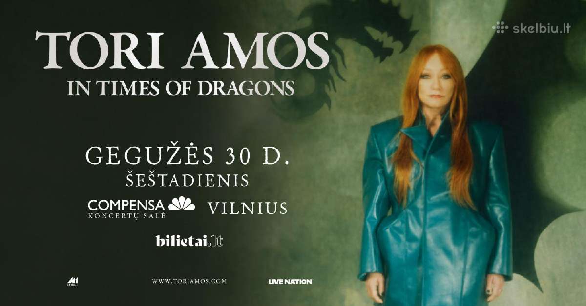 Tori Amos koncertas Vilniuje - gerose vietose
