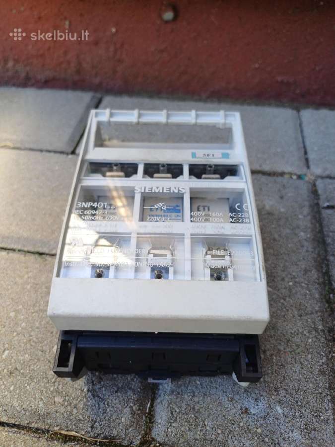 Saugiklis Eti 63a Nh000 ir kiti priedai - nuotraukos Nr. 3
