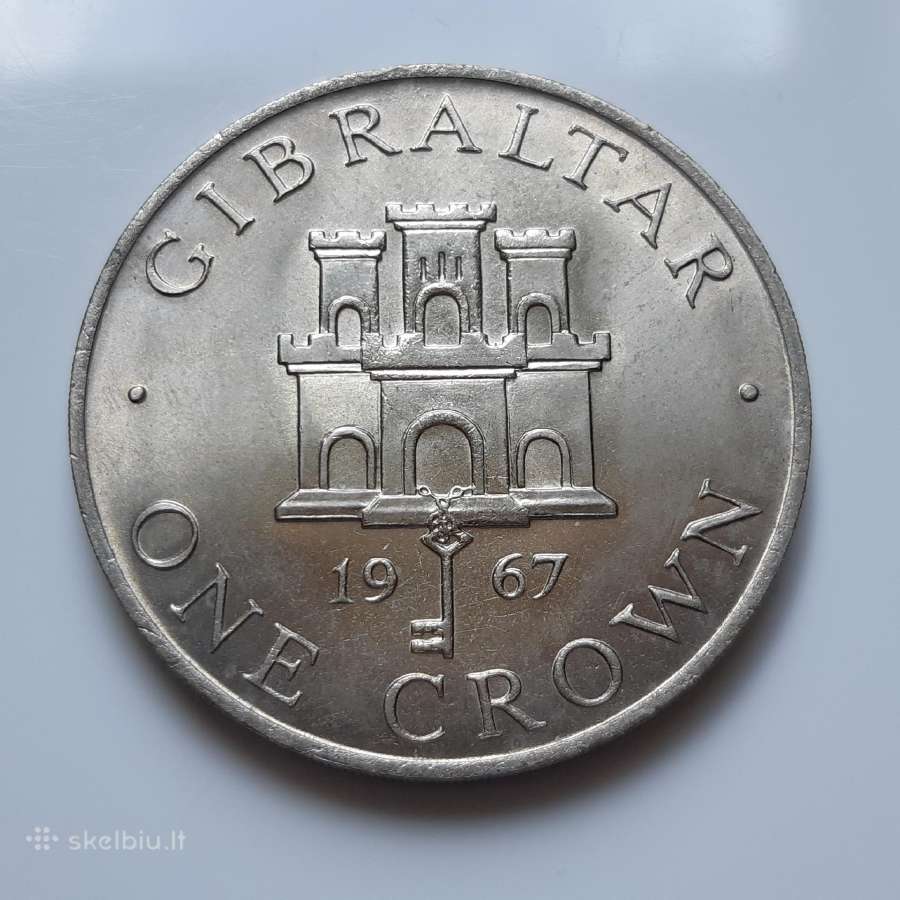 Gibraltaras 1 krona 1967