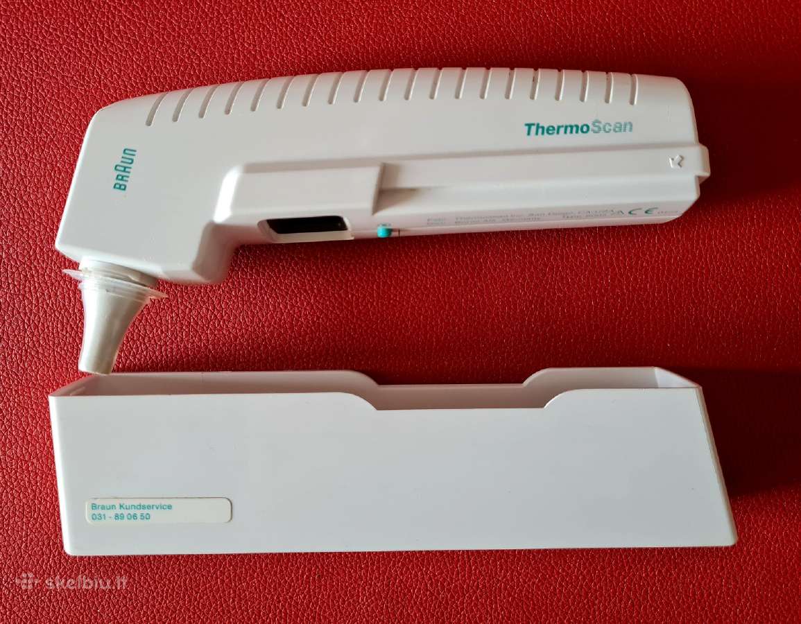Ausies termometras, Braun,