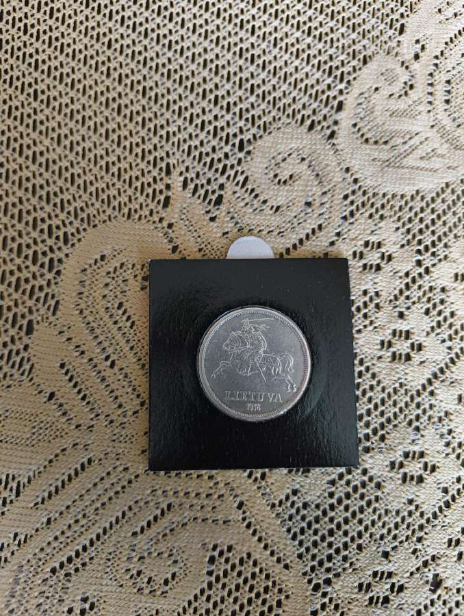 5 Litai 1936 m Originalas. Sidabras, Gero Stovio - nuotraukos Nr. 2