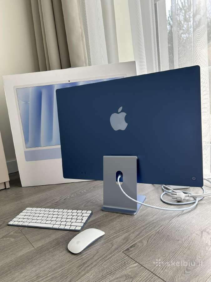 iMac 24" 4.5k Retina, M4 8c Cpu, 16gb, 256gb Blue