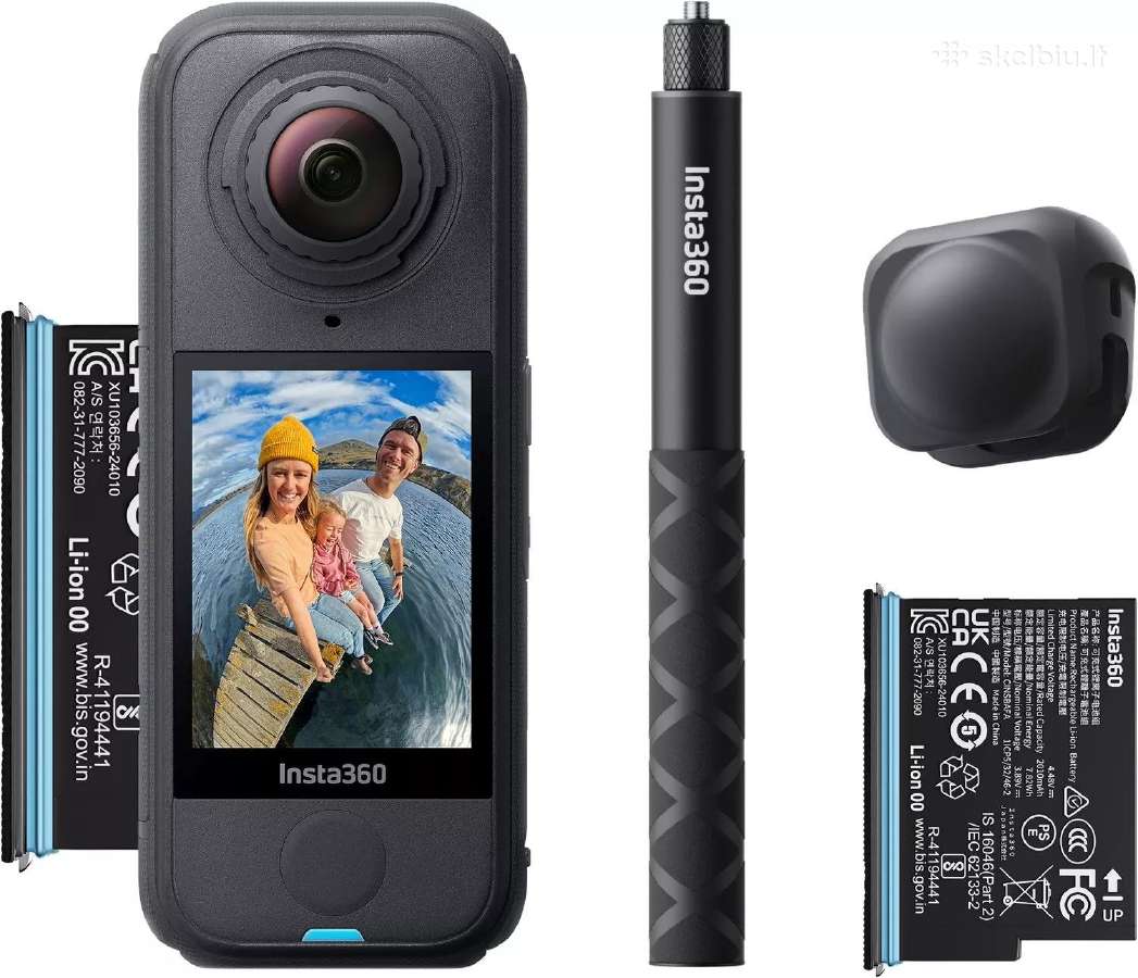 Insta360 X3 nauja veiksmo kamera 360 laipsniu - nuotraukos Nr. 2