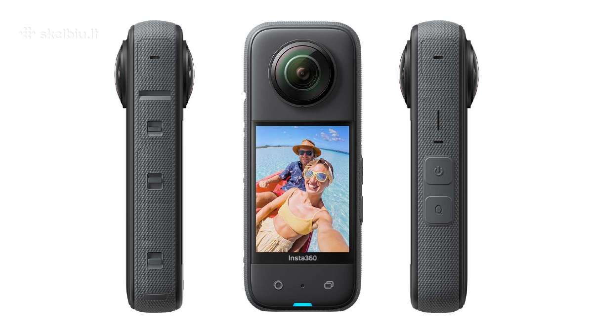 Insta360 X3 nauja veiksmo kamera 360 laipsniu