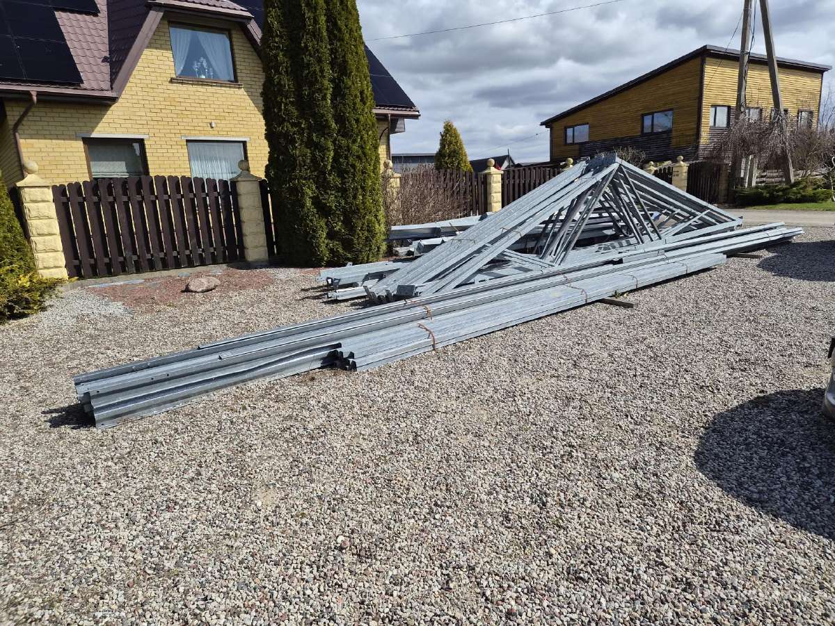 Parduodu metalini angara 15x10 aukstis 5 - nuotraukos Nr. 3