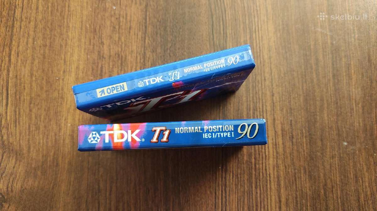 Tdk T1 neišpakuota kasetė - nuotraukos Nr. 2