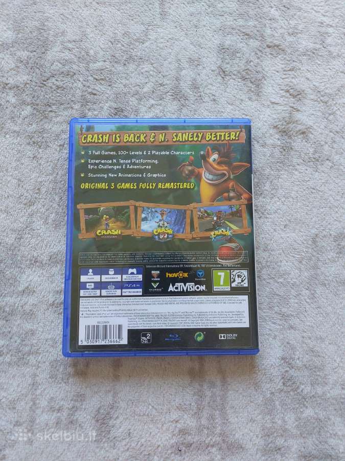 Žaidimas "crash bandicoot n sane trilogy - nuotraukos Nr. 2