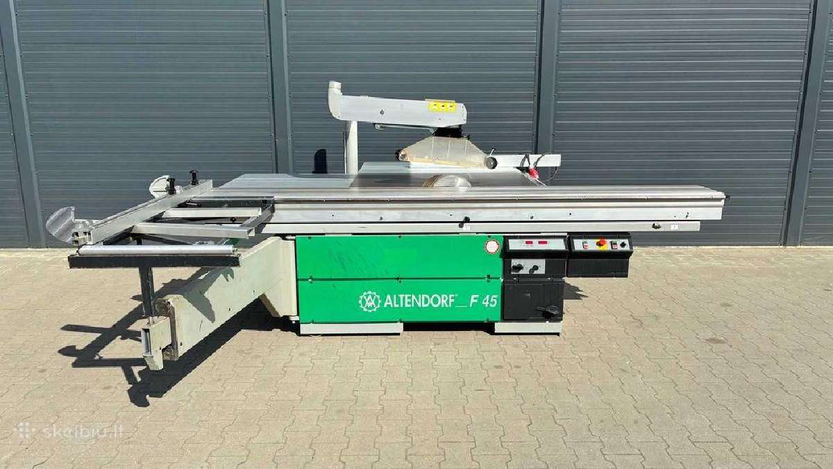 Formatinio pjovimo staklės Altendorf F45