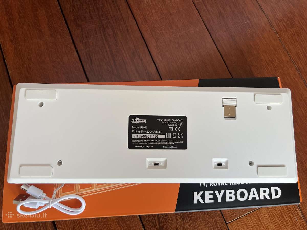 „Royal Kludge Rk61“ 60 % mechaninė klaviatūra - nuotraukos Nr. 2