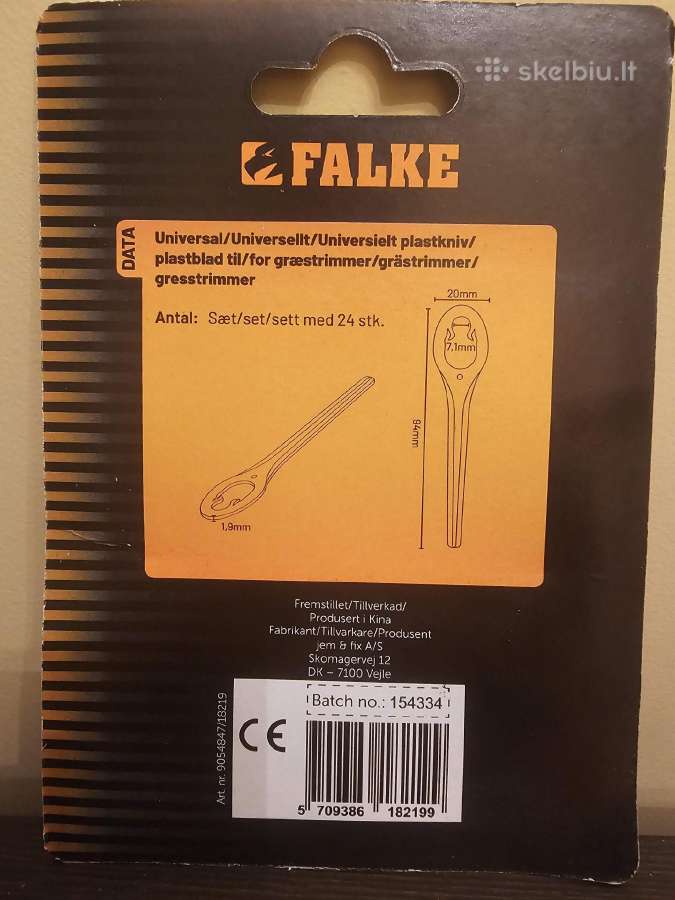 Plastikiniai peiliukai Einhell elektr. trimeriui - nuotraukos Nr. 2