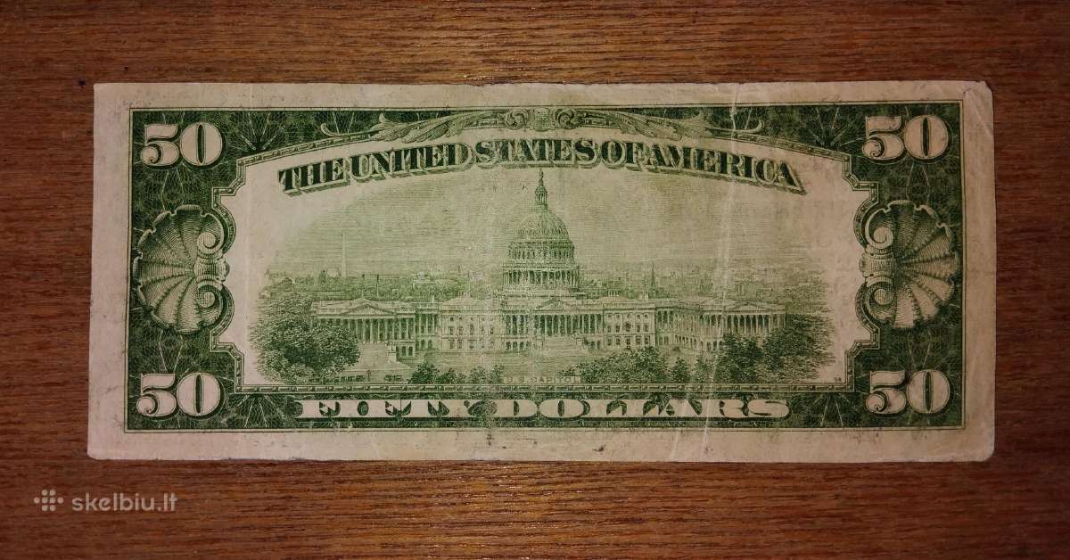 JAV 50 $ banknotas - nuotraukos Nr. 2