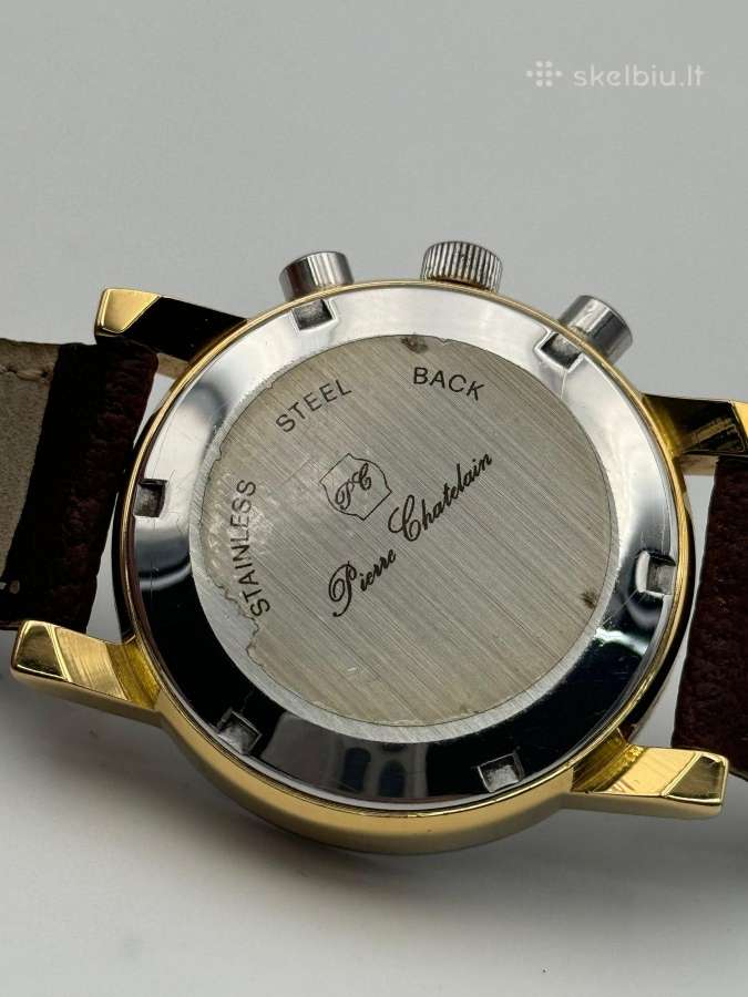 Pierre Chatelain mechaninis laikrodis chronografas - nuotraukos Nr. 4