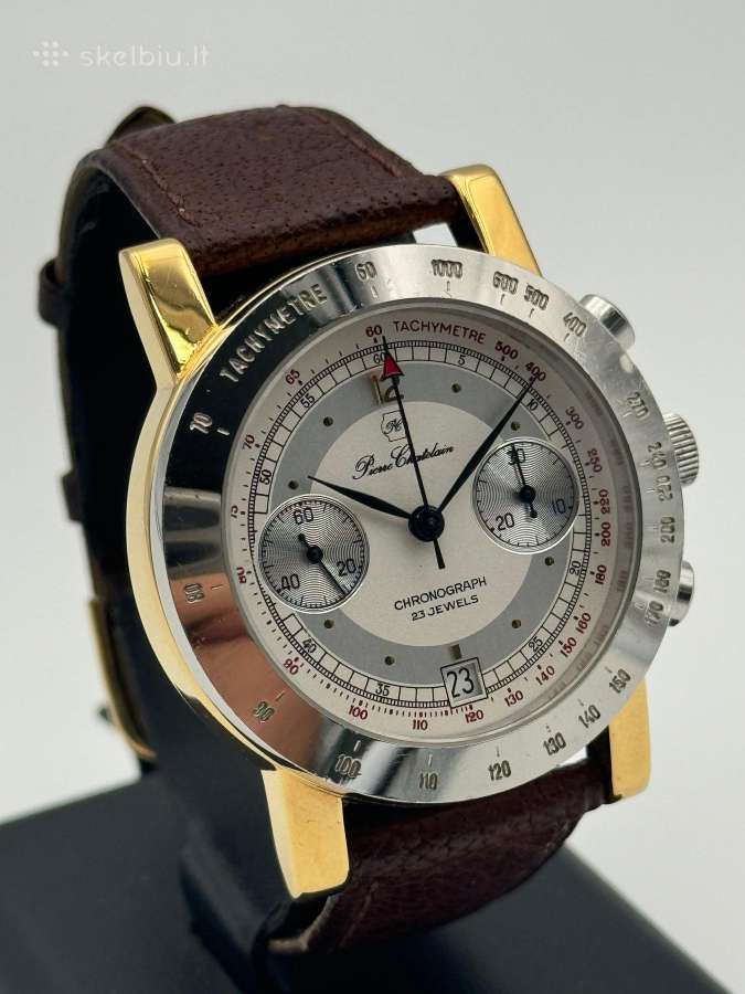 Pierre Chatelain mechaninis laikrodis chronografas