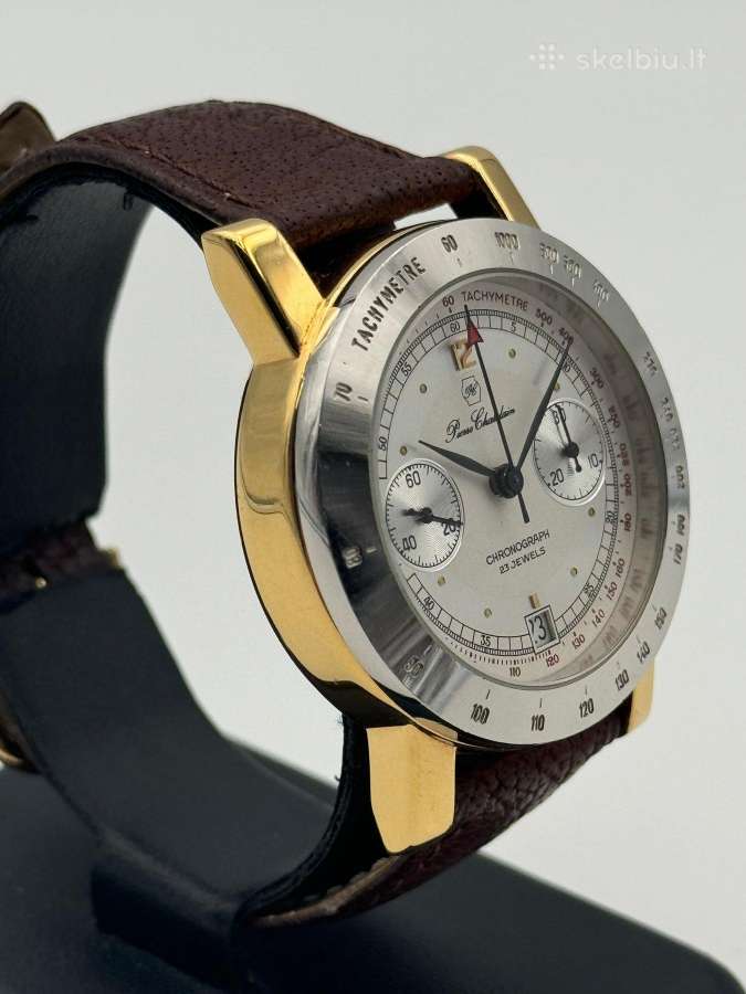Pierre Chatelain mechaninis laikrodis chronografas - nuotraukos Nr. 3