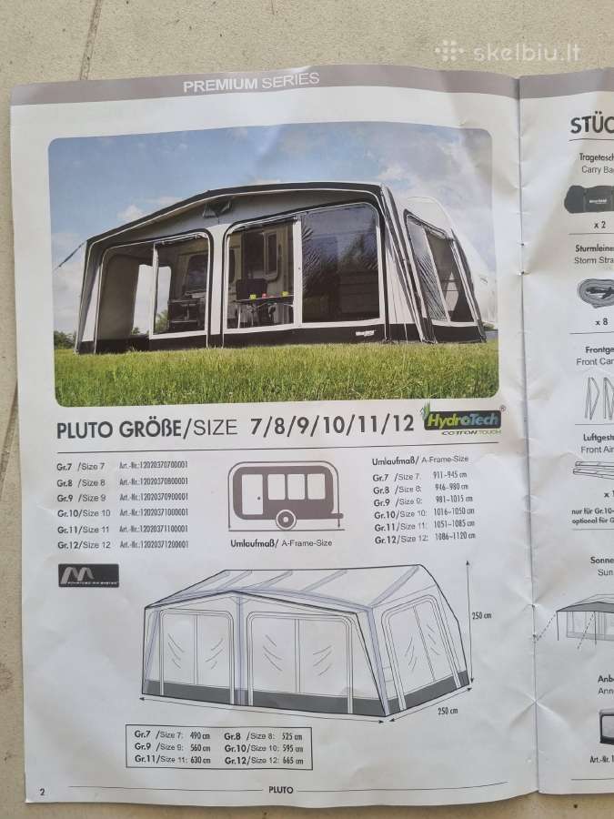Kemperio tentas-palapinė 1000€ - nuotraukos Nr. 2