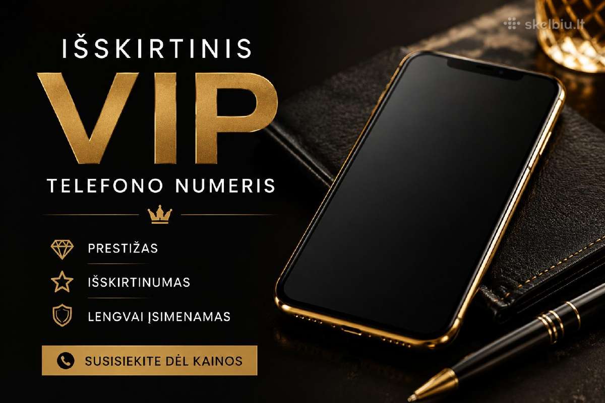 Parduodamas VIP Telefono Numeris