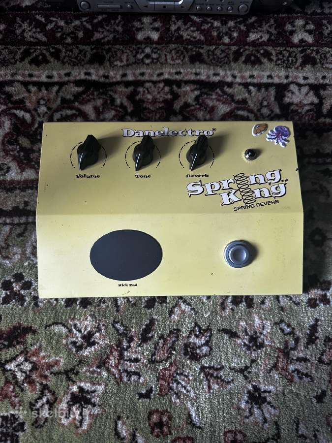 Danelectro Spring King reverb pedalas