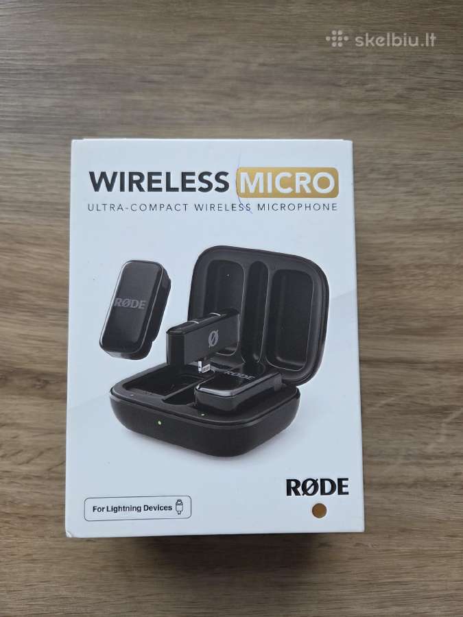 Rode Wireless Micro Lightning Microphone 2tx 1rx