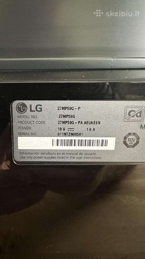 LG monitorius 27 - nuotraukos Nr. 8