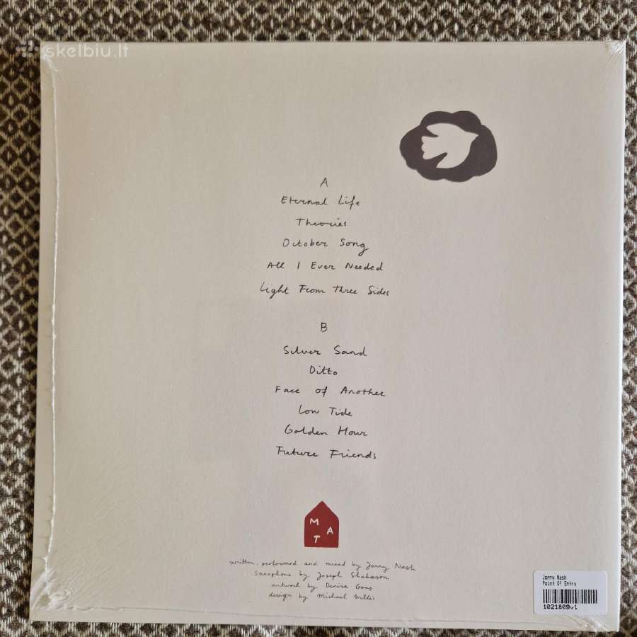 Jonny Nash – Point Of Entry / Vinyl Lp - nuotraukos Nr. 2