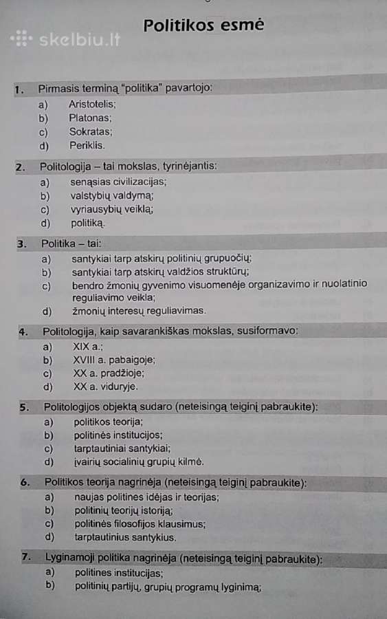 Politologijos pagrindai - nuotraukos Nr. 2
