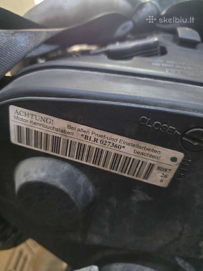Skoda Octavia Mk2 variklis Blr benzinas 2.0 110kw - nuotraukos Nr. 5