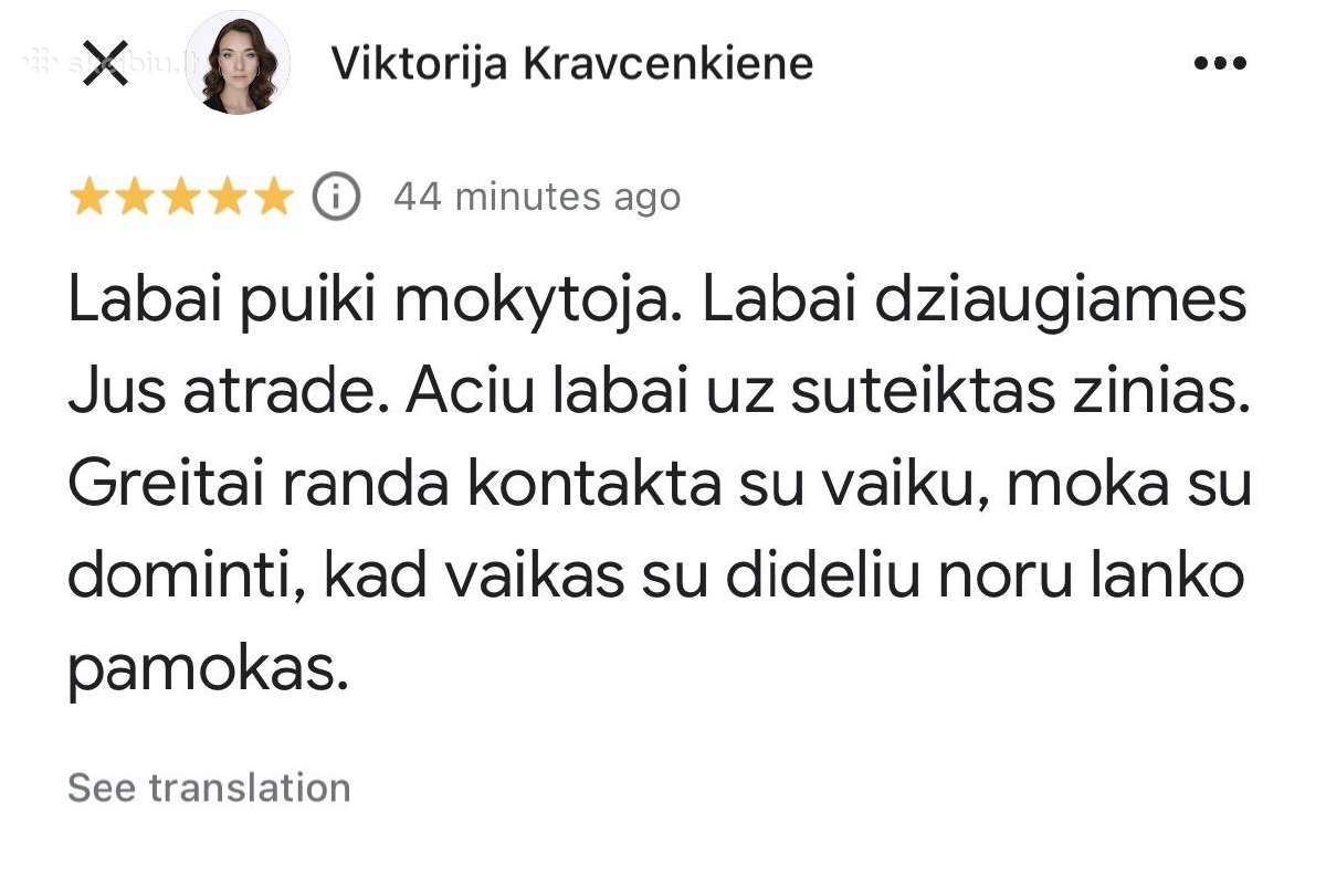 Anglų kalbos korepetitorė Kaune - nuotraukos Nr. 2