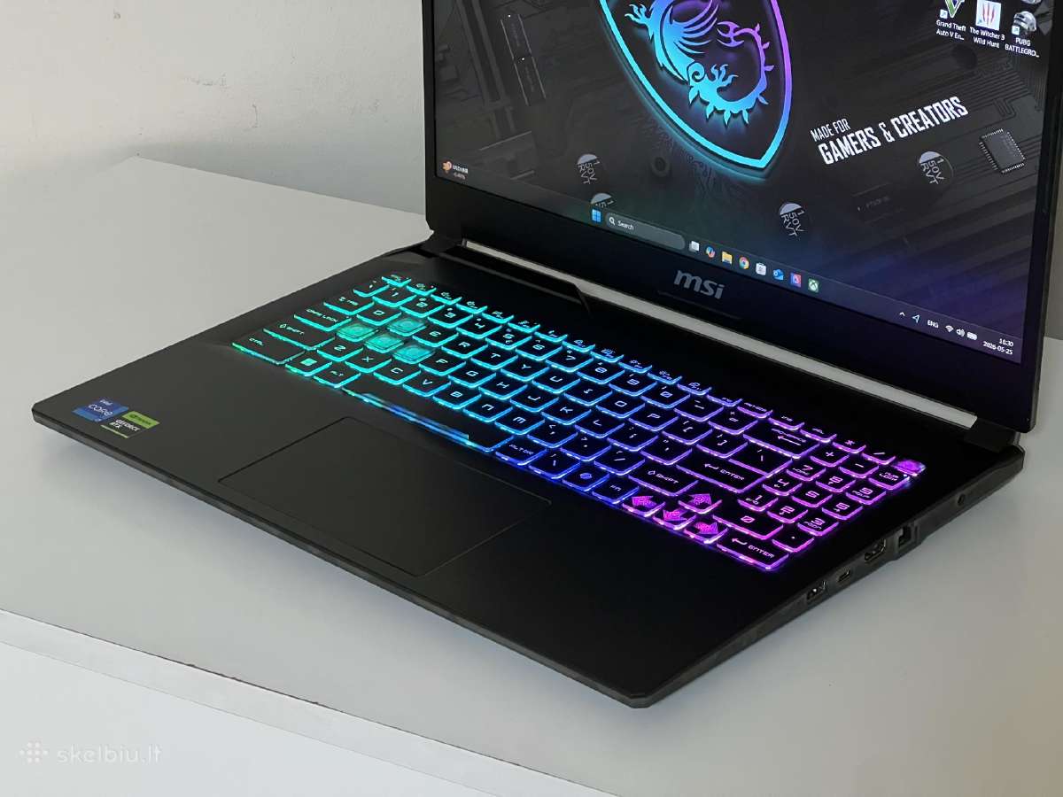 Parduodamas Msi Cyborg su Rtx 4060, I7-13k, 144hz. - nuotraukos Nr. 4