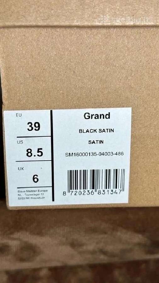 Nauji Steve Madden juodi satino kulniukai 39 dydis - nuotraukos Nr. 7
